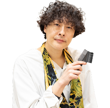 男性と女性美容師