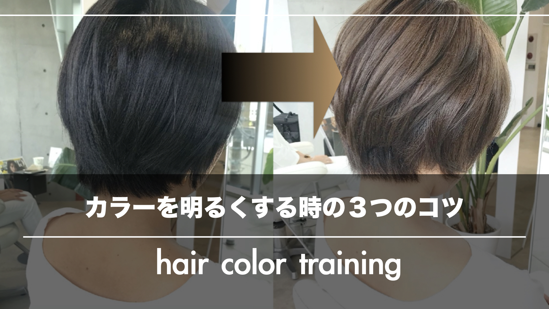 【初級編】お客様にヘアカラーで髪色を明るくする時の失敗しない3つのコツ