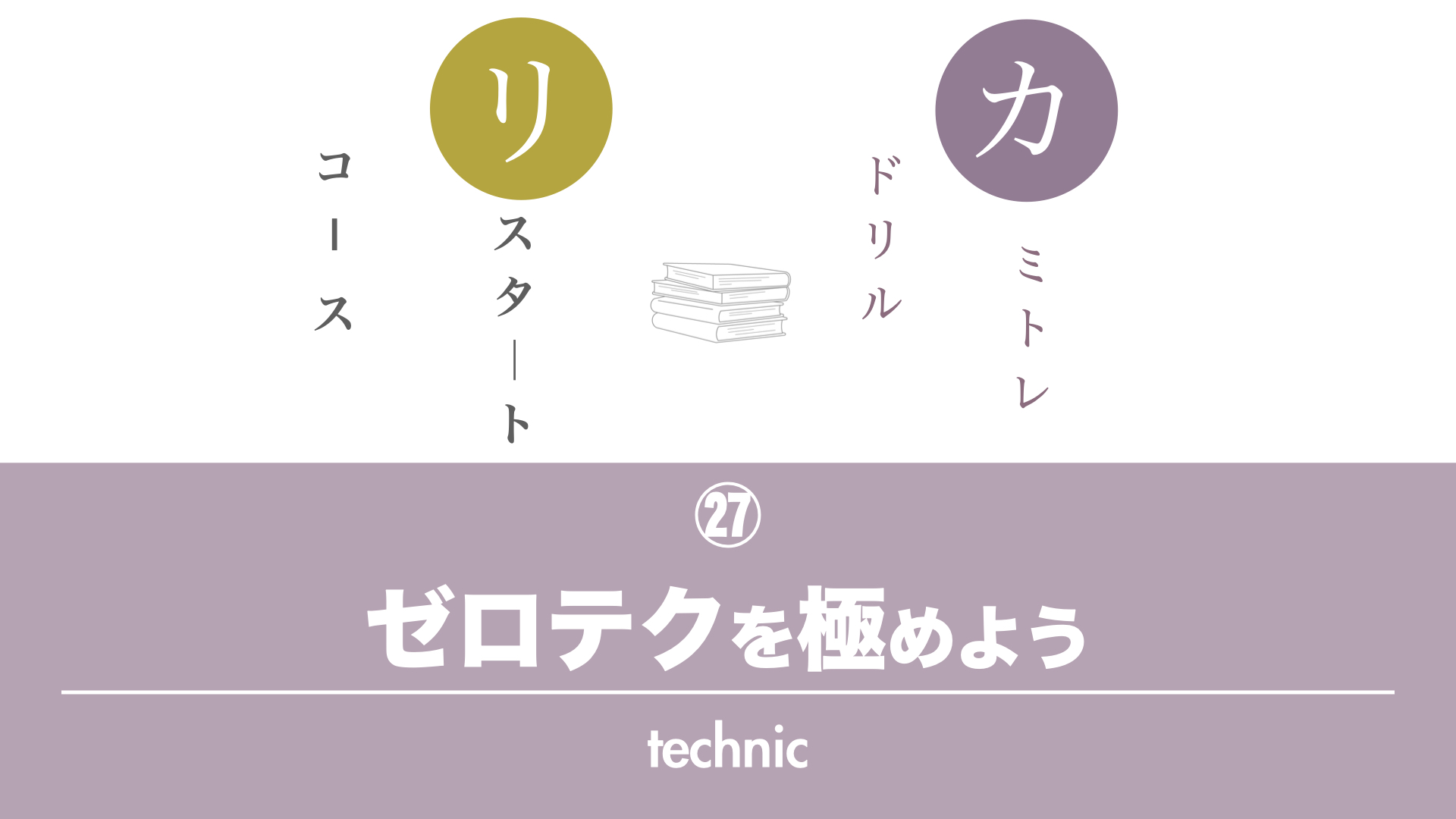 保護中: 【カミトレドリル㉗】ゼロテクを極めよう！